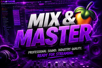 mix and master your rap, hip hop or pop song