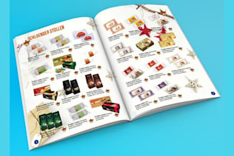 design printable wholesale holiday catalog lookbook for b2b and d2c brands