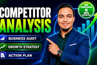 do competitor analysis, business audit and growth strategy