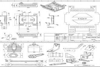 create mechanical cad designs technical drawings and cnc files