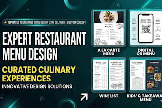 engineer a high conversion restaurant menu or digital food board