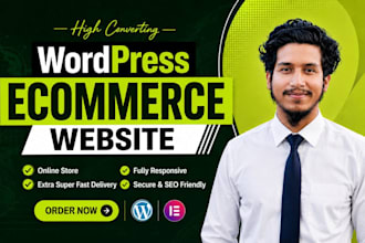 build a wordpress ecommerce website or woocommerce webshop