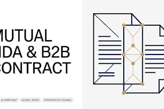 draft a mutual non disclosure agreement nda for b2b partnerships