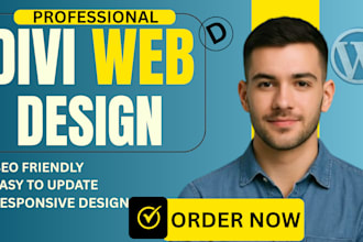 build, design or redesign divi wordpress with divi theme