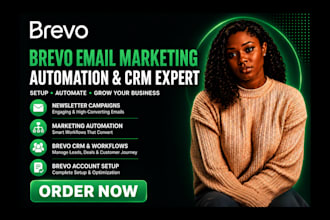 setup brevo email marketing automation newsletter campaigns brevo crm workflows