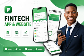 build fintech app, fintech website loan banking app, investment app, loan app