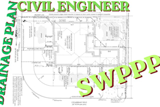 city permit swppp stormwater drainage geotechnical earthwork site grading plan