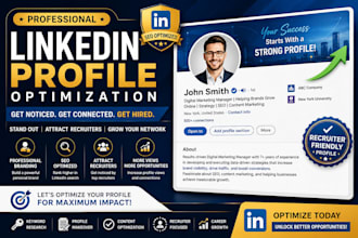 create and optimize linkedin profile, linked in SEO, resume, personal branding