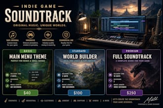 compose a soundtrack for your indie game
