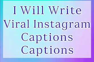 write viral instagram captions with hashtags