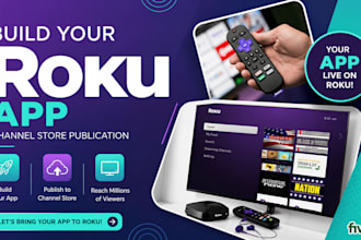 build roku fire TV android TV ott app with vod subscription and store publish