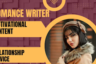 write captivating romance stories, motivational content