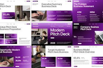 design startup pitch deck, redesign powerpoint investor decks canva presentation