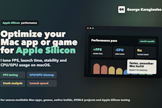 optimize your mac app or game for apple silicon performance