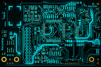 design pcb layout, schematic and gerber files ready for manufacturing