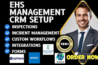 setup spheracloud processmap benchmark gensuite intelex for ehs management crm