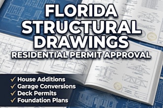 florida structural drawings for residential permit approval
