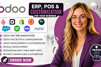 do odoo erp, odoo pos, odoo development and odoo customization for your business