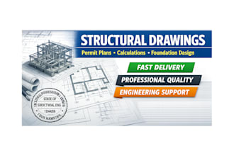 provide structural engineering drawings and calculations
