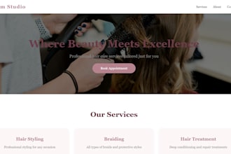 build a professional website for your small business