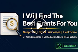 grant research and find the best grant proposal opportunities for you