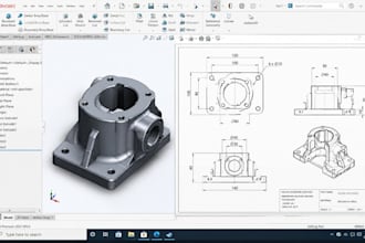 3d cad mold design, industrial product, mechanical part design for manufacturing