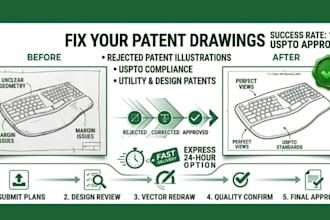 edit your patent figures, patent illustrations to meet 37 cfr standards