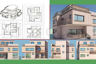 do your architectural and structural bim model using revit