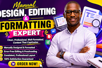 design online course teaching training manual design, manual editing, formatting