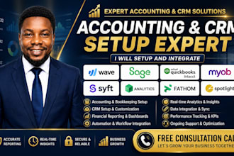 setup wave sage intacct myob CRM syft analytics fathom spotlight reporting CRM