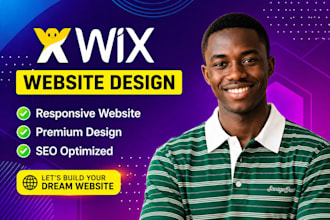 design wix website and redesign a business wix website