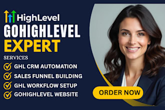 build gohighlevel workflow, ghl crm automation, gohighlevel sales funnel expert