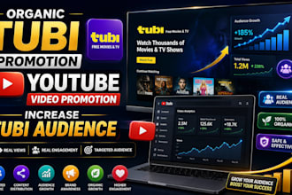 do organic tubi promotion, youtube video promotion increase tubi audience