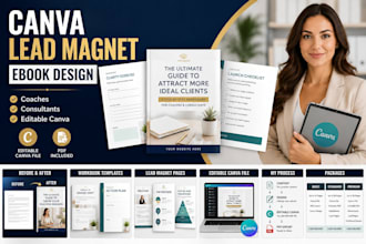 design canva lead magnet ebook for coaches and consultants marketing
