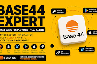 base44 expert bug fixing base44 deployment capacitor to googleplay and app store