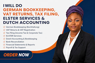 do german bookkeeping vat returns tax filing elster service and dutch accounting