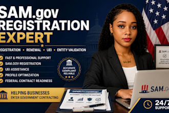 do samgov registration, cage code, government contract, uei, llc registration 8a