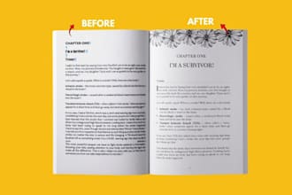 do professional KDP book formatting for kindle ebook and paperback