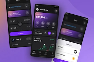 develop crypto wallet app payment app bank app money transfer app