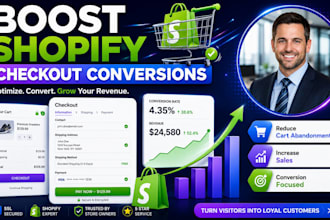 optimize your shopify checkout to increase conversions and reduce cart abandonme
