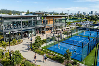 design a modern sports complex layout and plan