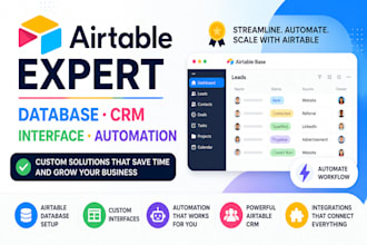 setup airtable database airtable interface airtable automation airtable crm