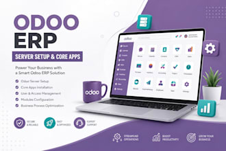 do odoo module, odoo website design, odoo customization and odoo erp