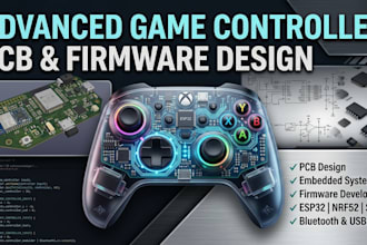 design advanced game controller pcb embedded systems and firmware