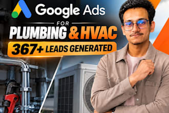 setup google ads for plumbers hvac roofing and local businesses