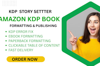launch amazon kdp and book formatting