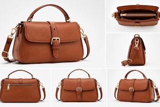 do photorealistic 3d bag design, 3d backpack, 3d purse design, bag animation