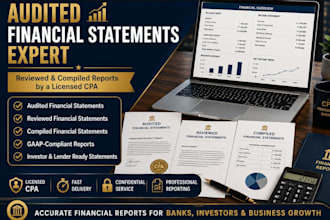 prepare audited, reviewed, compiled financial statements as licensed CPA