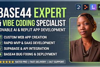 be your base44 expert for vibe coding replit ai and lovable ai apps