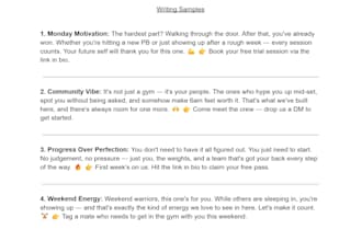 write media captions for your posts